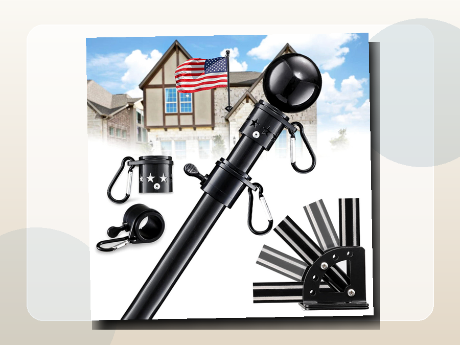 All-weather American flag kit product render